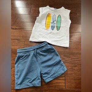 Mayoral Blue Ribbed Collar Shirt